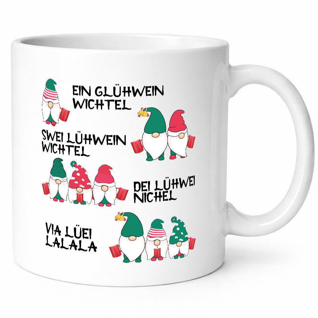 Glühwein Wichtel | Wichtelmännchen Alkohol Geschenkidee Humor Tasse