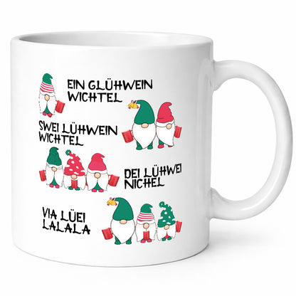 Glühwein Wichtel | Wichtelmännchen Alkohol Geschenkidee Humor Tasse