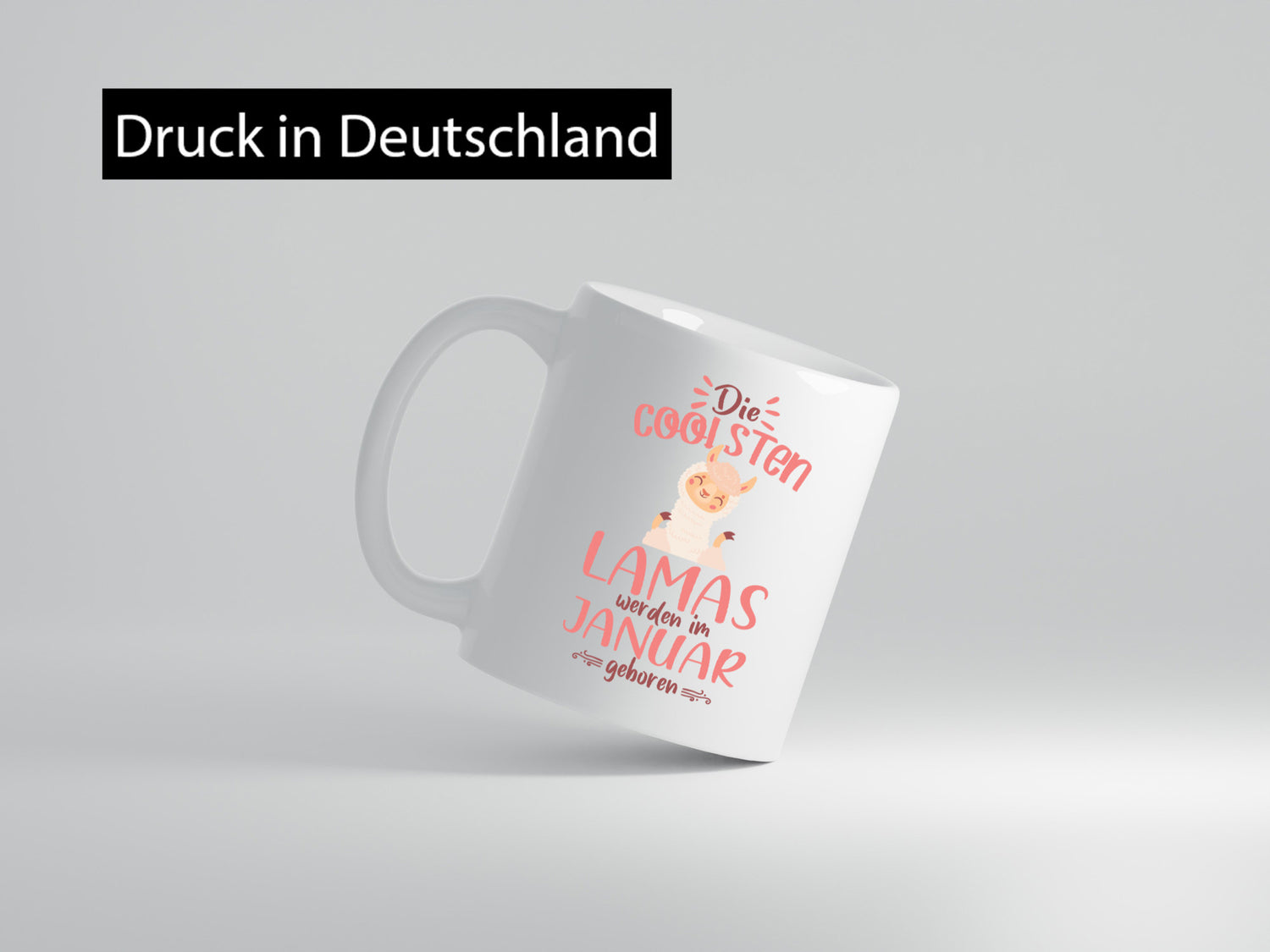 Die Coolsten Lamas werden im Januar Geboren | Lama Geschenk Humor Geschenkidee