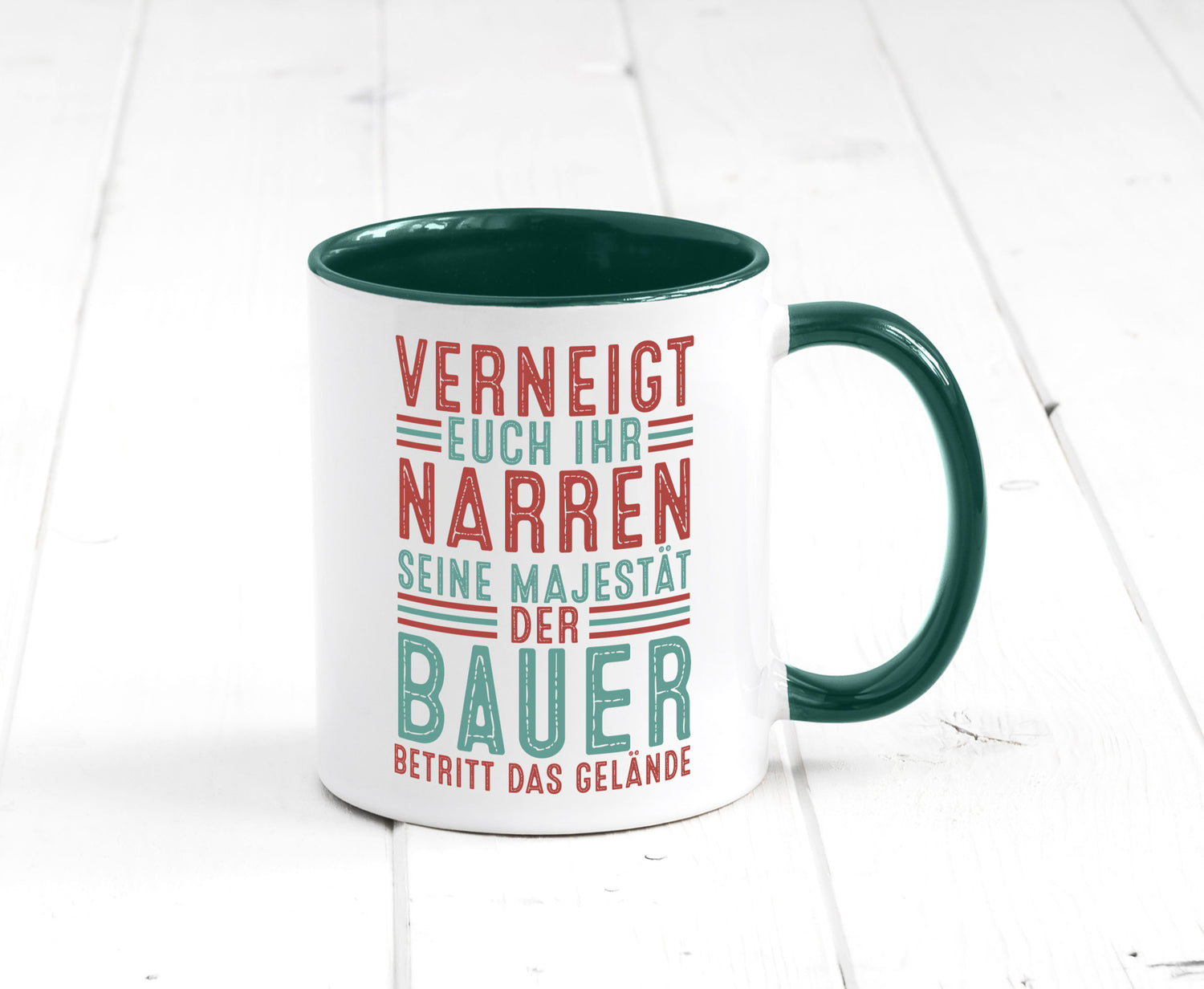 Verneigt euch: Bauer | Bauernhof Landwirtschaft v2 lustig Humor Geschenkidee