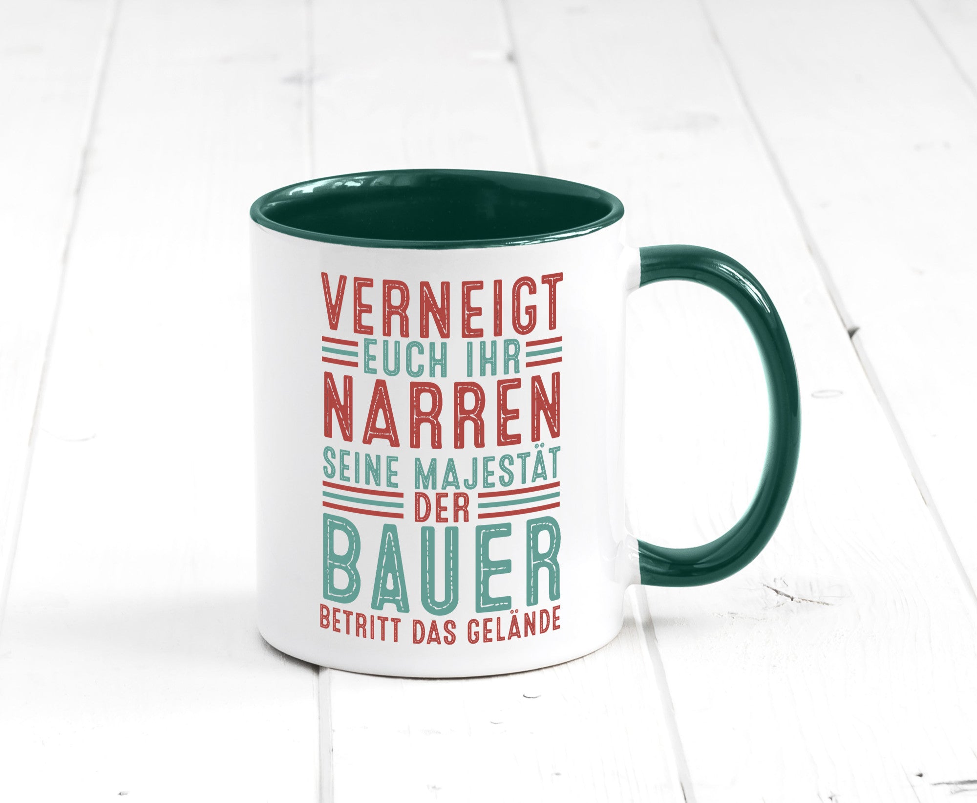 Verneigt euch: Bauer | Bauernhof Landwirtschaft v2 lustig Humor Geschenkidee