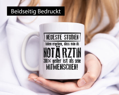 Neuste Studien: Notärztin | Ärztin Geschenk Humor Geschenkidee lustiger Spruch