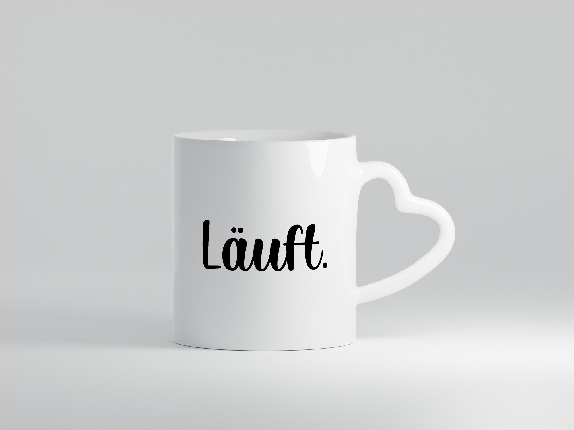Läuft | bei dir Geschenkidee Humor Tasse