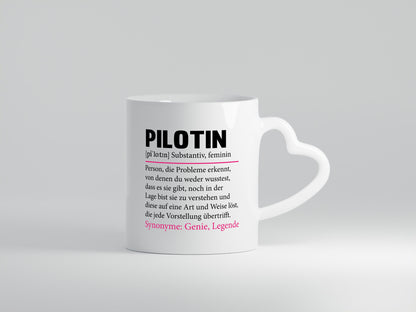 Pilotin | lustiger Spruch Beruf Definition Piloten Geschenk Arbeit Kollegen