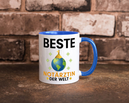 Welt Beste Notärztin | Ärztin lustig Humor Geschenkidee Geschenk Tasse
