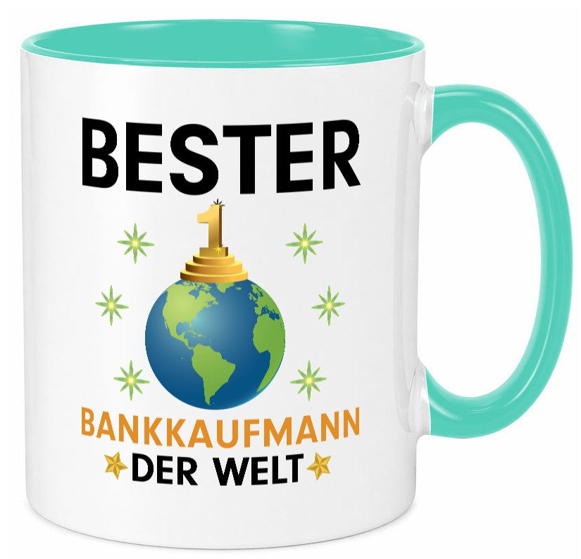 Welt Bester Bankkaufmann | Kaufmann Bank Kaufleute lustiger Spruch Geschenk Tasse