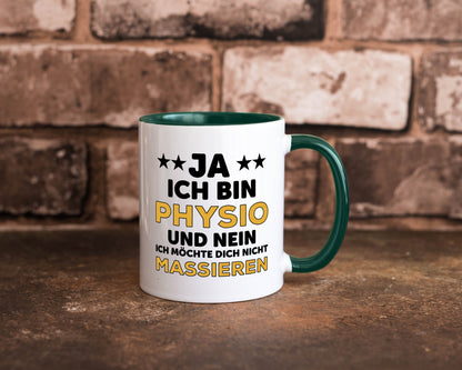 Ich bin Physio | lustige Spruch Tasse Physiotherapeut Geschenkidee Humor