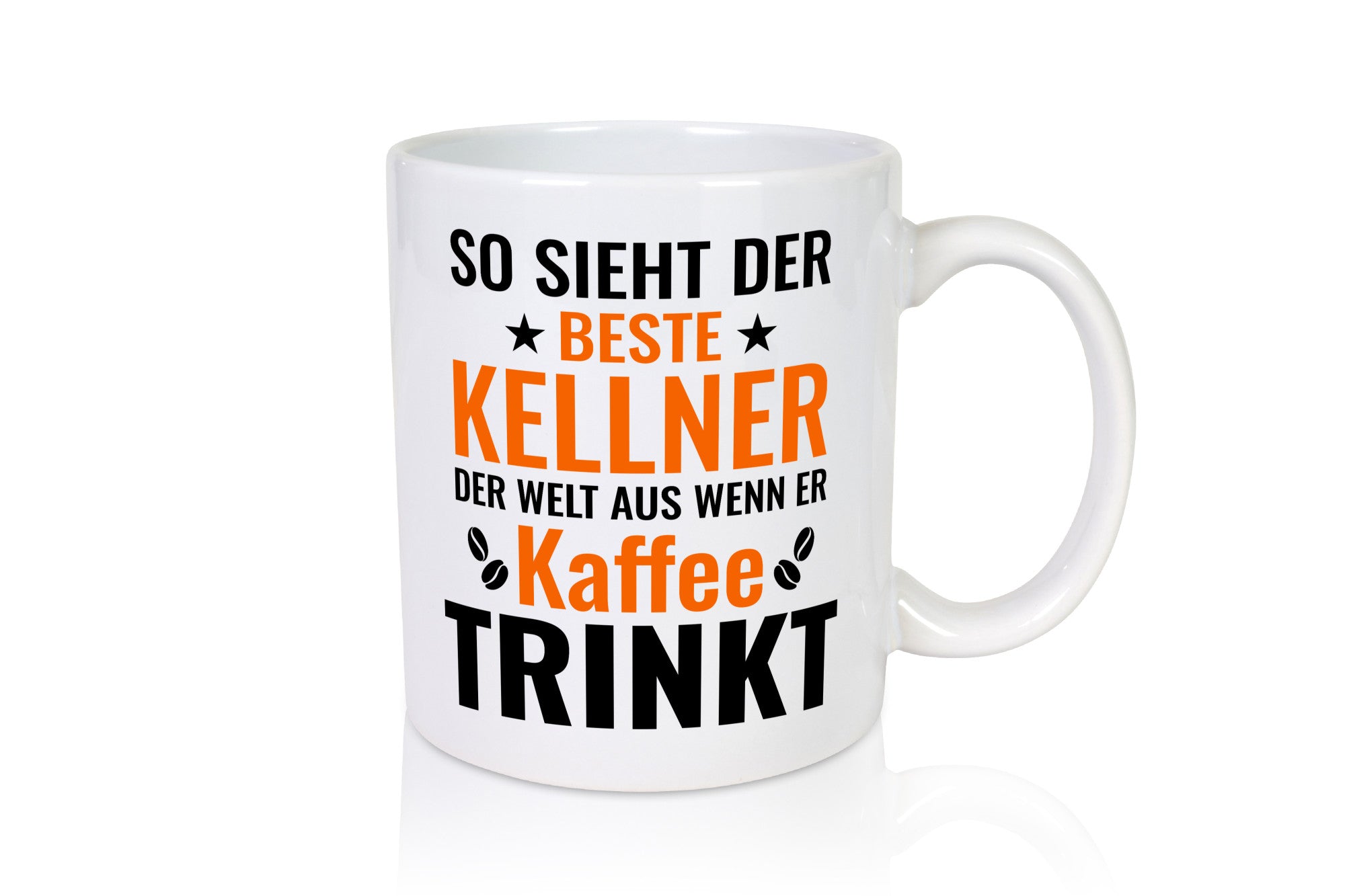 Kaffee trinkt: Kellner | kellnern Bedienung lustig Humor Geschenkidee Geschenk