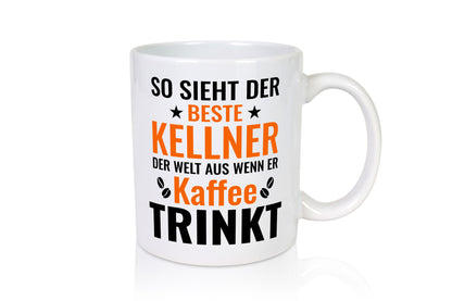 Kaffee trinkt: Kellner | kellnern Bedienung lustig Humor Geschenkidee Geschenk