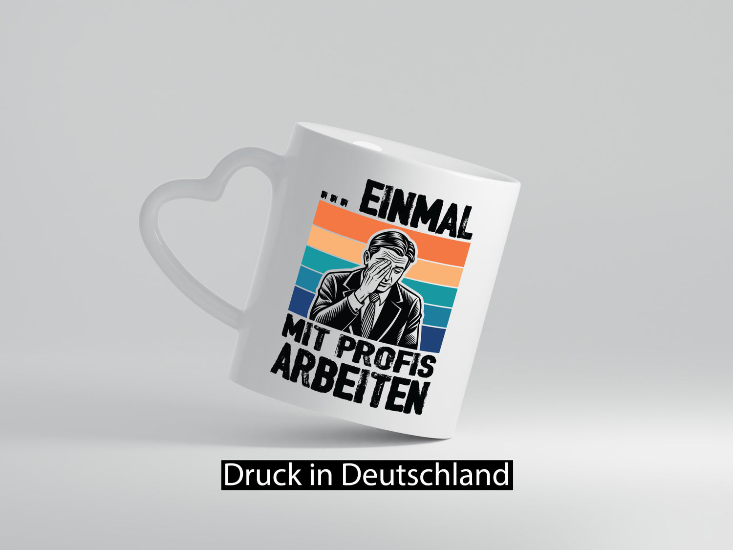 Einmal mit Profis arbeiten | Retro Arbeit v2 lustiger Spruch Geschenk Kollegen
