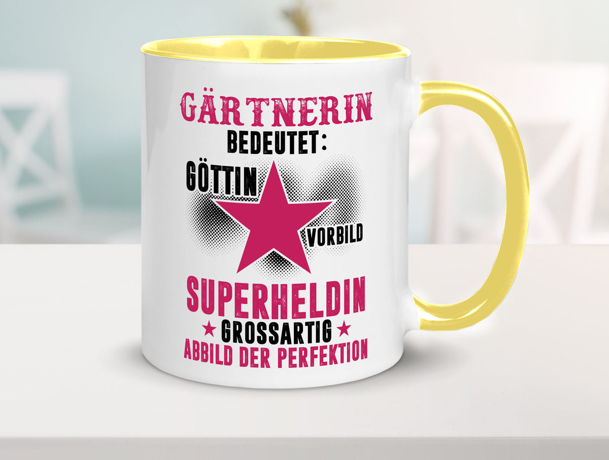 Bedeutung von Gärtnerin | Gartenbau lustiger Spruch Geschenk Humor Geschenkidee Tasse