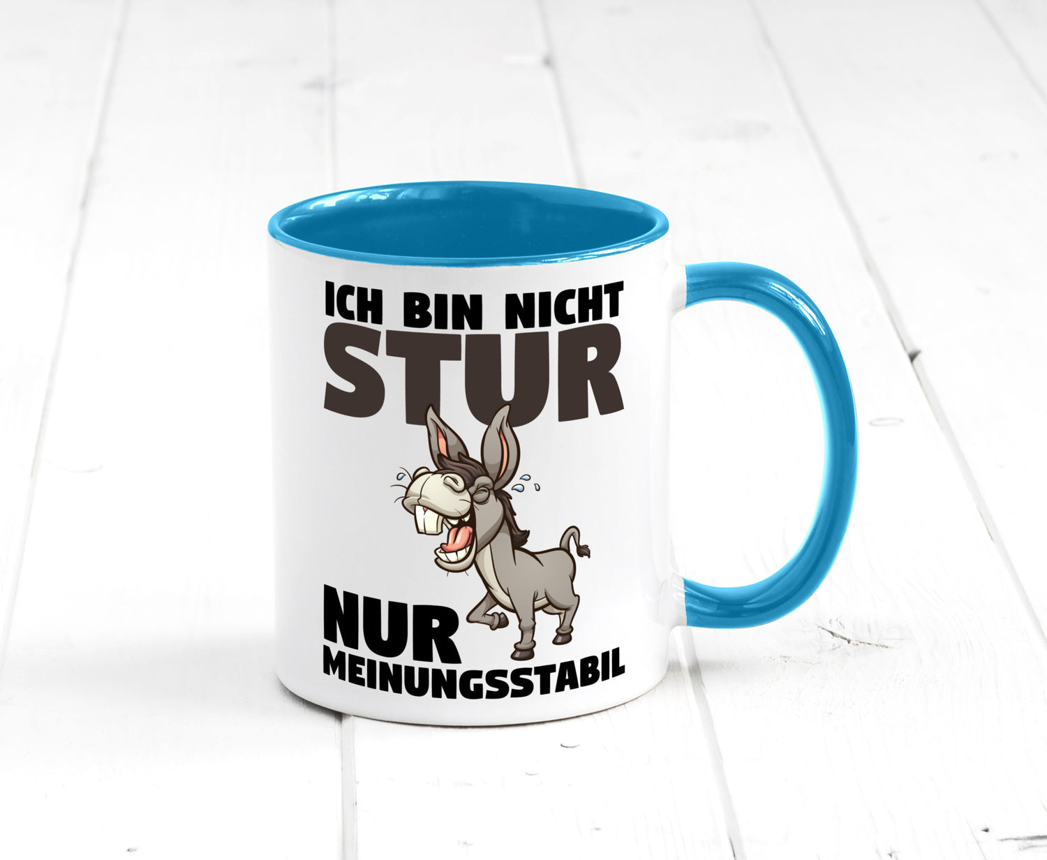 Sturer Esel | Sturkopf Tasse Dickkopf Spruch Humor lustiger Geschenk
