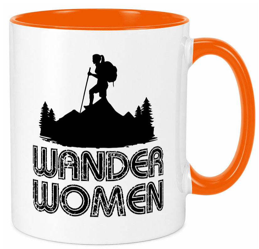Wander Woman | Wandern Berge Geschenk Familie Geschenkidee lustiger Spruch Tasse