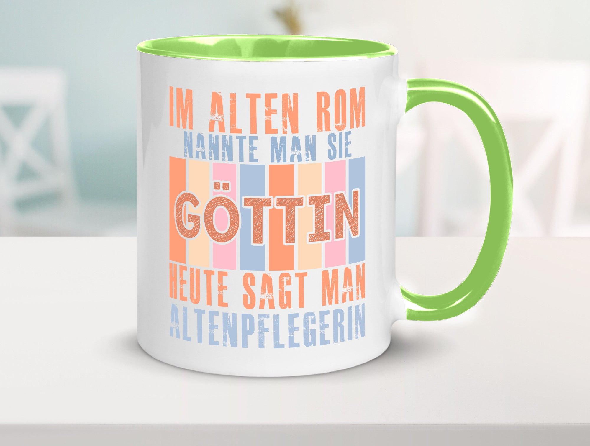 Heute sagt man: Altenpflegerin | Pflegepersonal Pflege Geschenk Humor