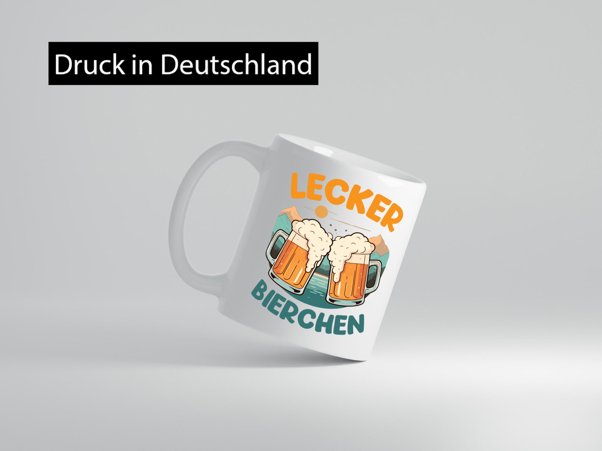 Lecker Bierchen | Biertrinker Bierliebhaber lustig Humor Geschenkidee Geschenk