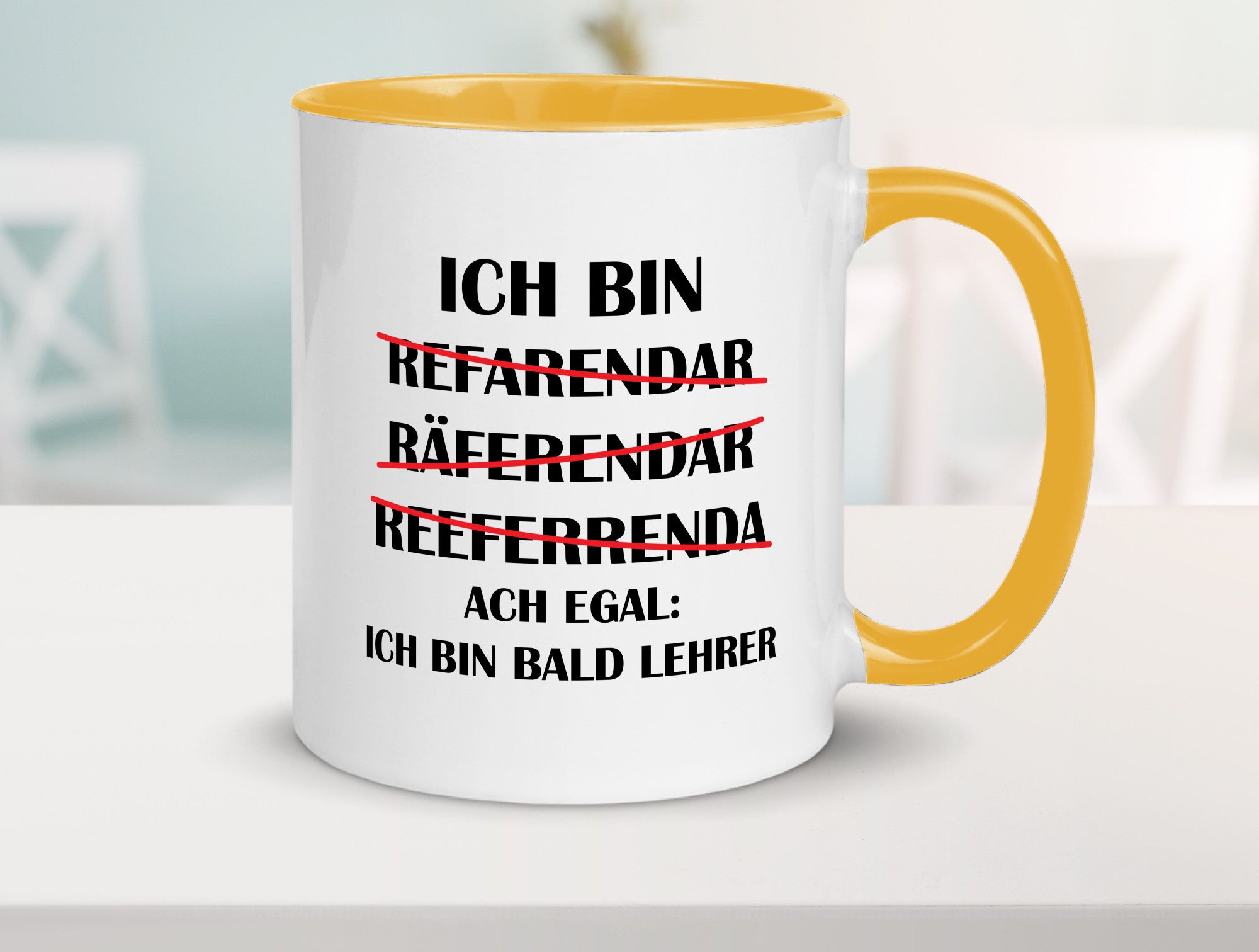 Ich bin bald Lehrer | Rechtschreibfehler lustig Humor Geschenkidee Geschenk