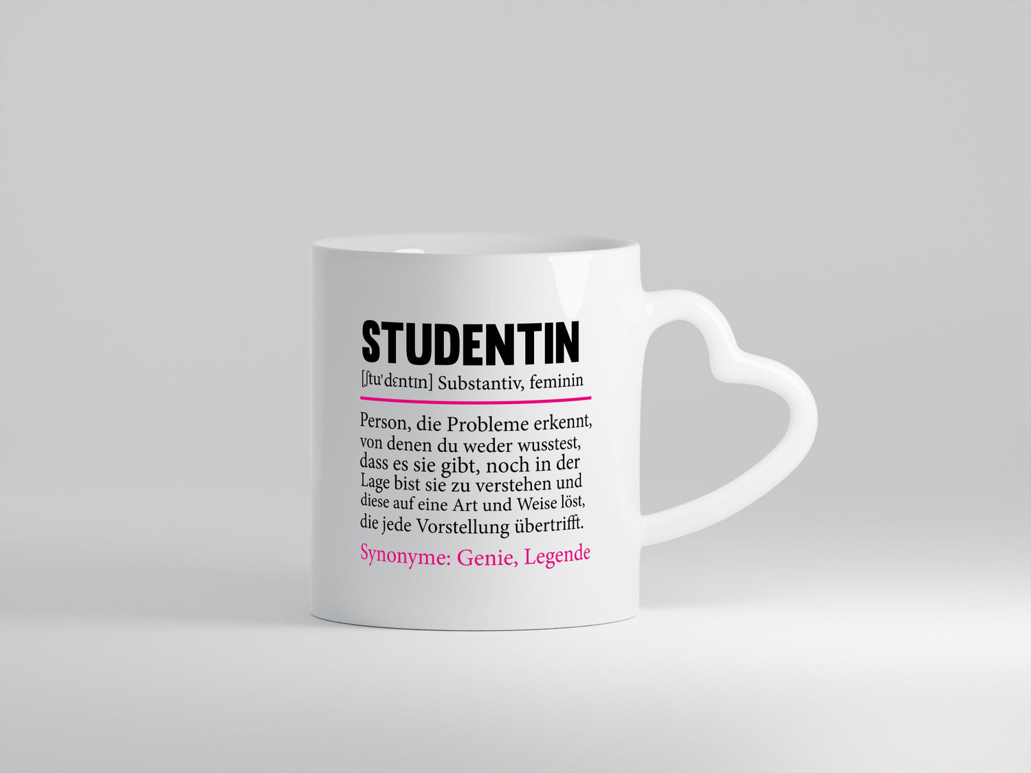 Studentin | Spruch Uni Studium Universität Geschenkidee Humor Tasse