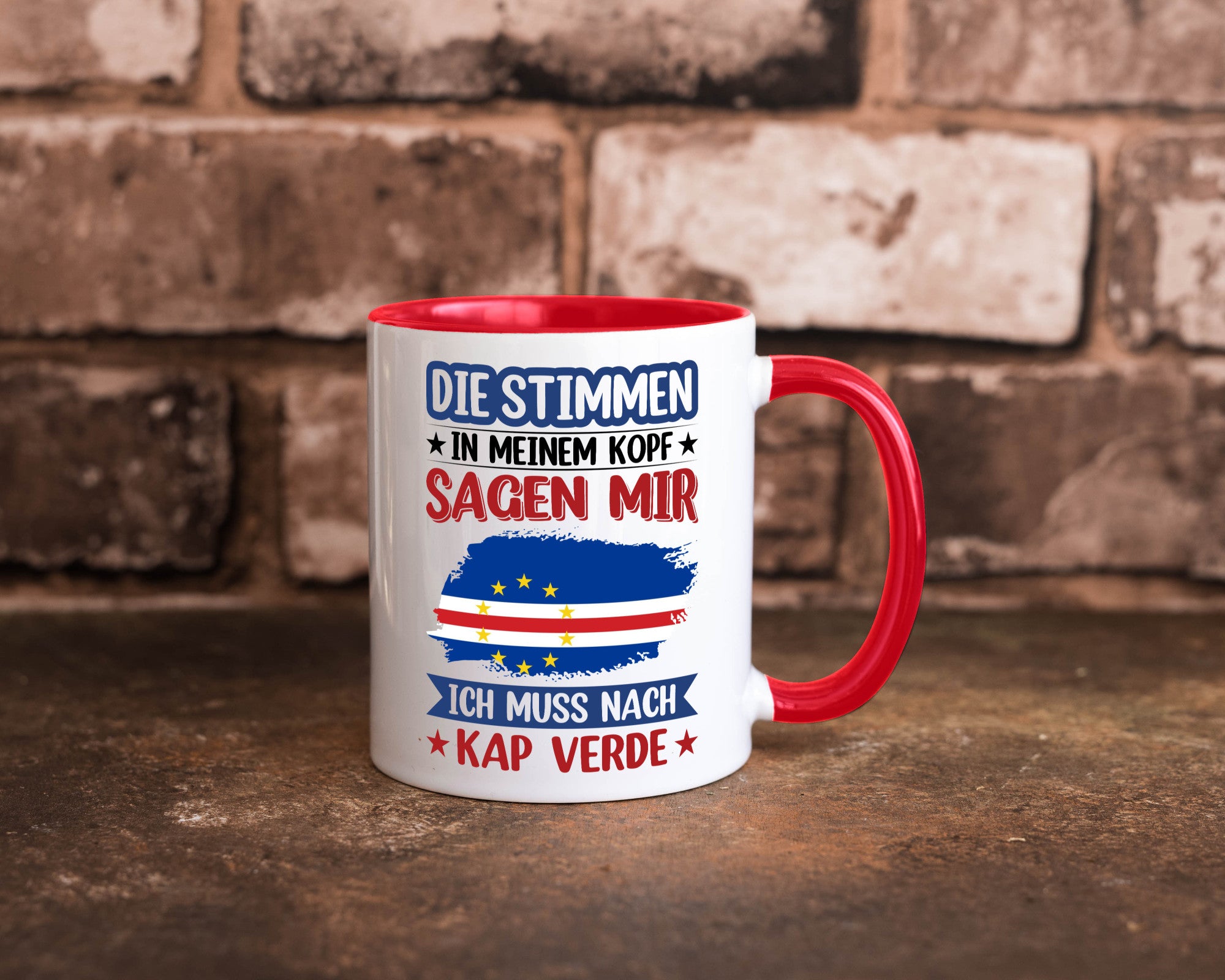 Kap Verde | Urlaub Stimmen in meinem Kopf Traumland lustig Humor Geschenkidee