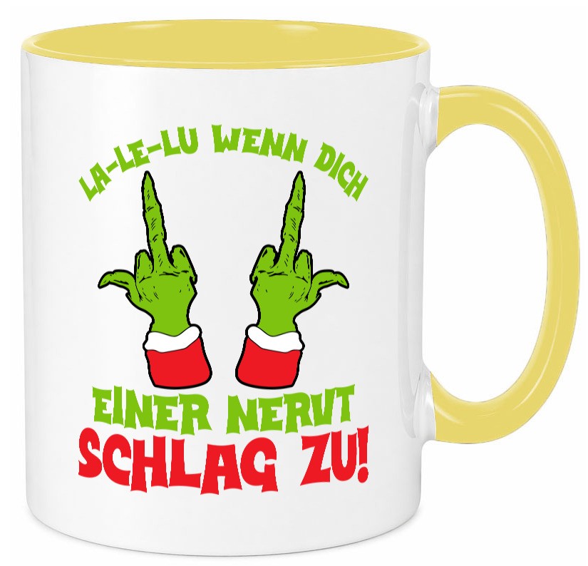 La Le Lu | Weihnachten Weihnachtsmuffel Lichter Humor Geschenkidee Tasse