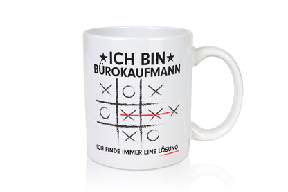 Lösung finden: Bürokaufmann | Kaufmann v2 lustig Arbeit Kollegen Büro Geschenk