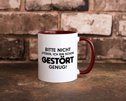 Bitte nicht stören | ich bin gestört Crazy lustig Humor Geschenkidee Geschenk