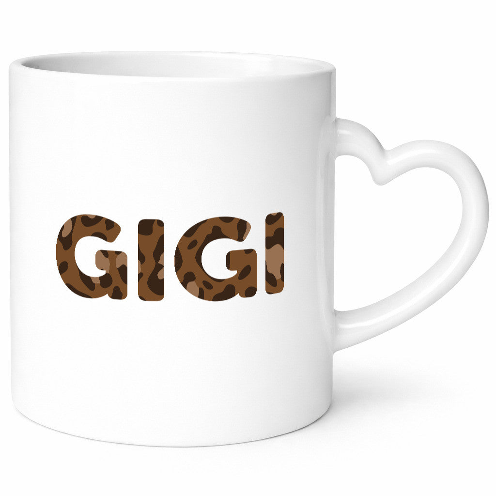 Gigi | Leopardenlook Buchstaben lustiger Spruch Geschenk Familie Geschenkidee