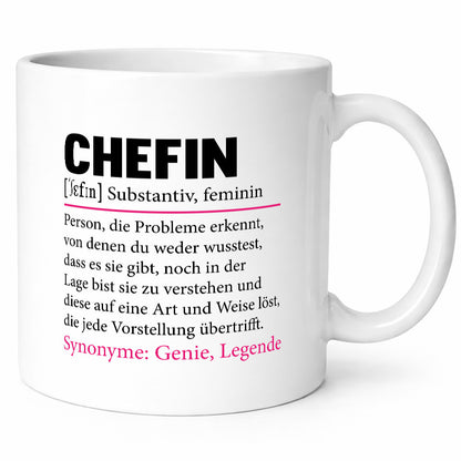 Chefin | lustiges Führungskraft Vorgesetzte Sprichwort Geschenk Arbeit