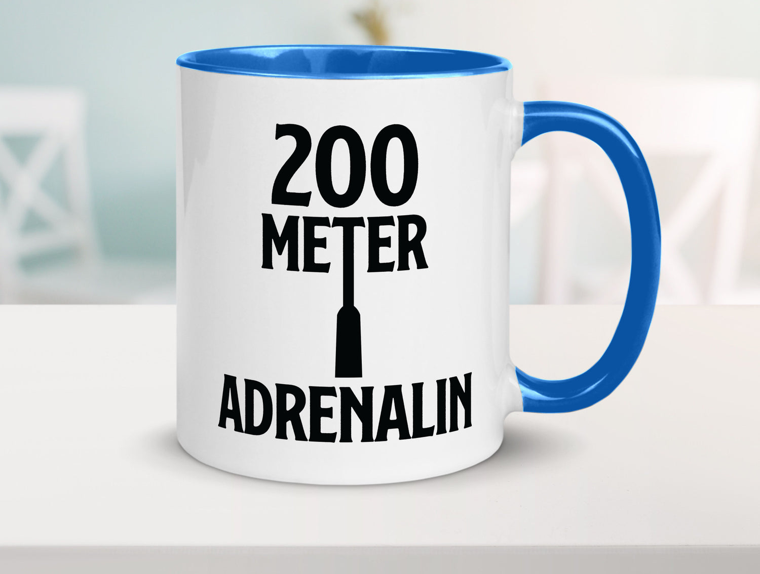 200 Meter Adrenalin v2 lustig Humor Geschenkidee Geschenk Tasse