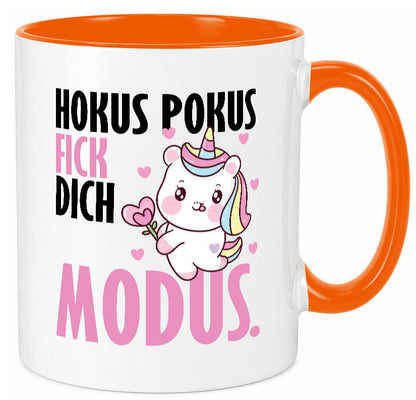 Hokus Pokus lustiger Spruch Geschenk Humor Geschenkidee Tasse