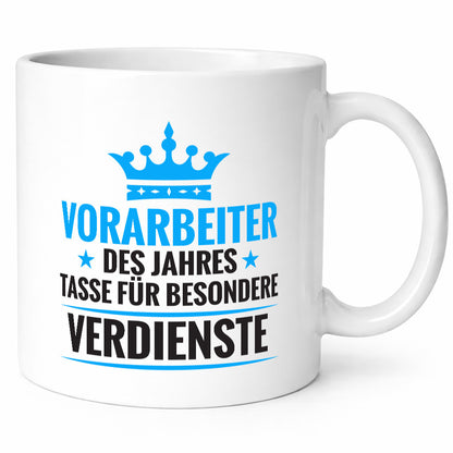 Besonderer Verdienst: Vorarbeiter | Kollege Teamleiter lustig Arbeit Kollegen