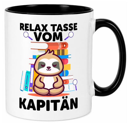 Relax Tasse: Kapitän | Schiffskapitän Schiff Geschenk Humor Geschenkidee