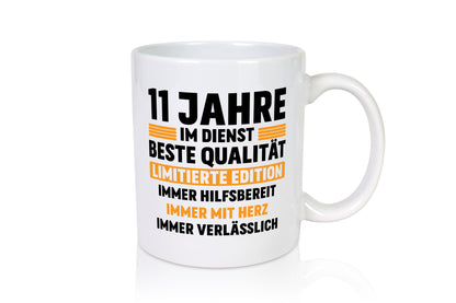 11 Jahre im Dienst | Jubiläum Arbeit v2 Geschenk Kollegen Büro lustiger Spruch