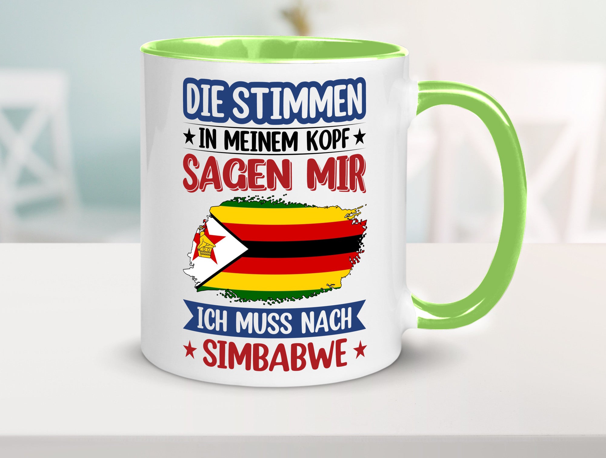 Simbabwe | Urlaub Stimmen in meinem Kopf Traumland v2 Geschenk Humor