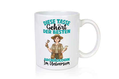 Im Universum: Archäologin| Archäologie | Forscherin lustig Humor Geschenkidee