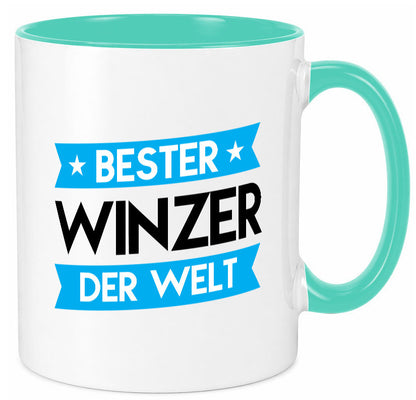 Bester Winzer | Weinbauer Wein Geschenk Humor Geschenkidee lustiger Spruch Tasse