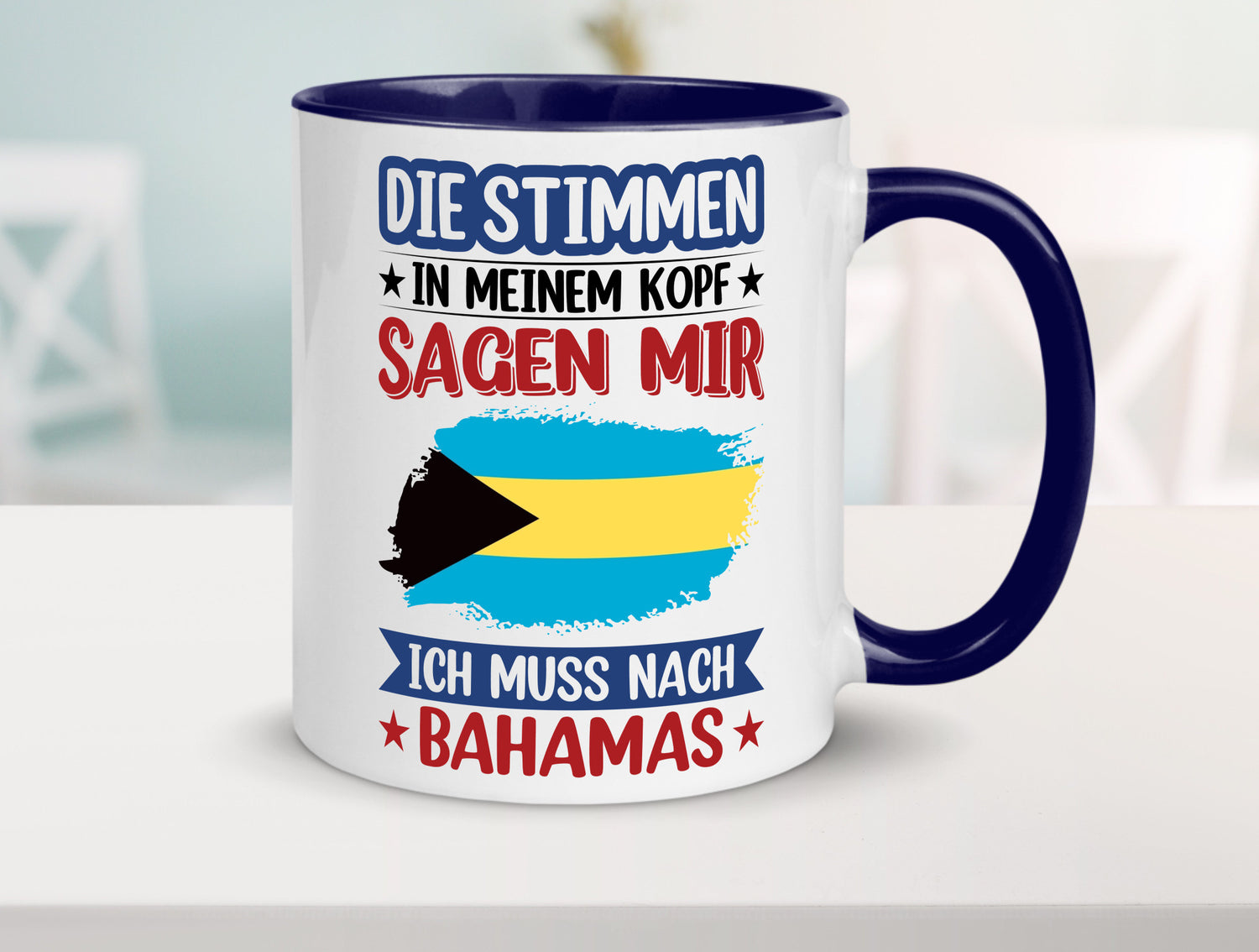 Bahamas | Urlaub Stimmen in meinem Kopf Traumland Geschenk Humor Geschenkidee