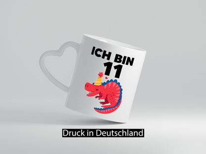 11. Geburtstag | Dino Dinosaurier 11 Jahre Humor Geschenkidee Tasse