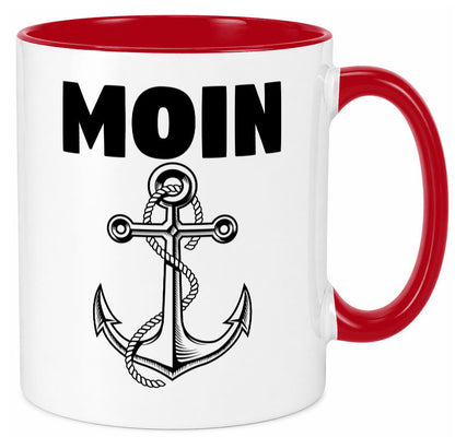 Moin Anker | Norddeutschland Tasse Norddeutscher Humor Geschenkidee