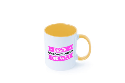 Beste Elektromechanikerin | Mechanikerin Humor Geschenkidee Tasse
