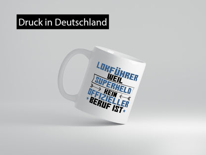 Superheld Lokführer | Zug Beruf Geschenk Arbeit Kollegen Büro lustiger Spruch