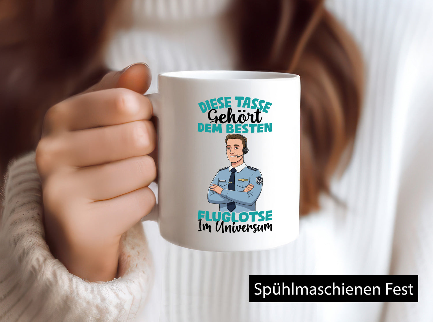 Im Universum: Fluglotse | Flugverkehr Flughafen lustig Humor Geschenkidee