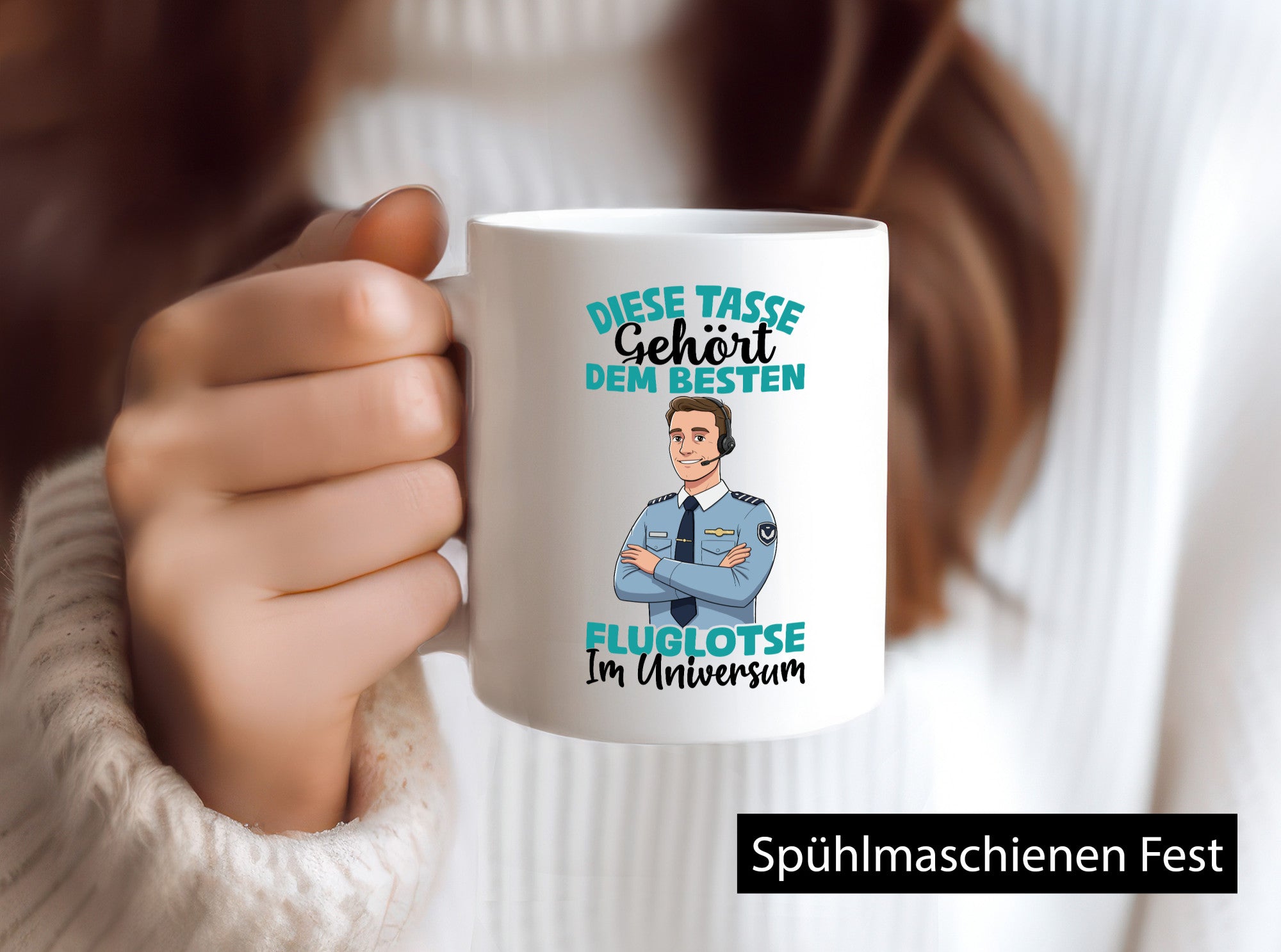 Im Universum: Fluglotse | Flugverkehr Flughafen lustig Humor Geschenkidee