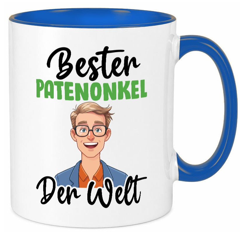 Bester Patenonkel | Onkel lustiger Spruch Geschenk Humor Geschenkidee Tasse