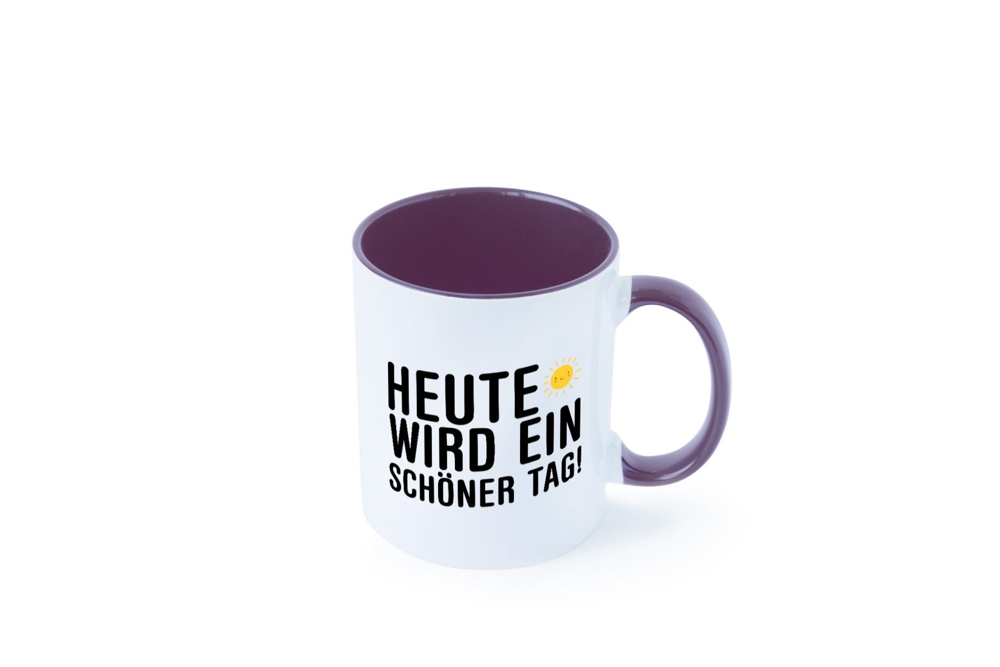 Heute wird ein schöner Tag | Motivation Positive Gedanken lustig Humor