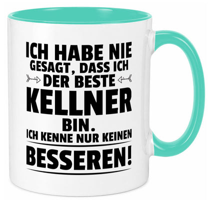 Der Beste Kellner | kellnern Bedienung lustiger Spruch Geschenk Humor Tasse