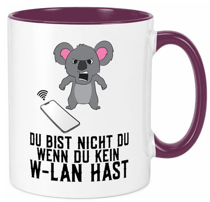 Du bist nicht | wütender Bär WLAN Computer Nerd Geschenkidee Humor Tasse