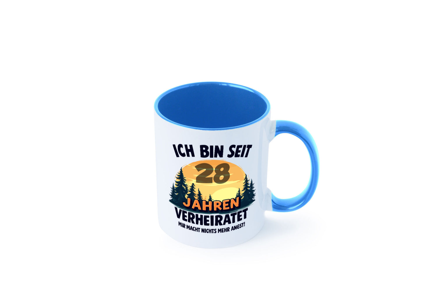 Ich bin Verheiratet | 28. Hochzeitstag Ehepaar v2 lustiger Spruch Geschenk