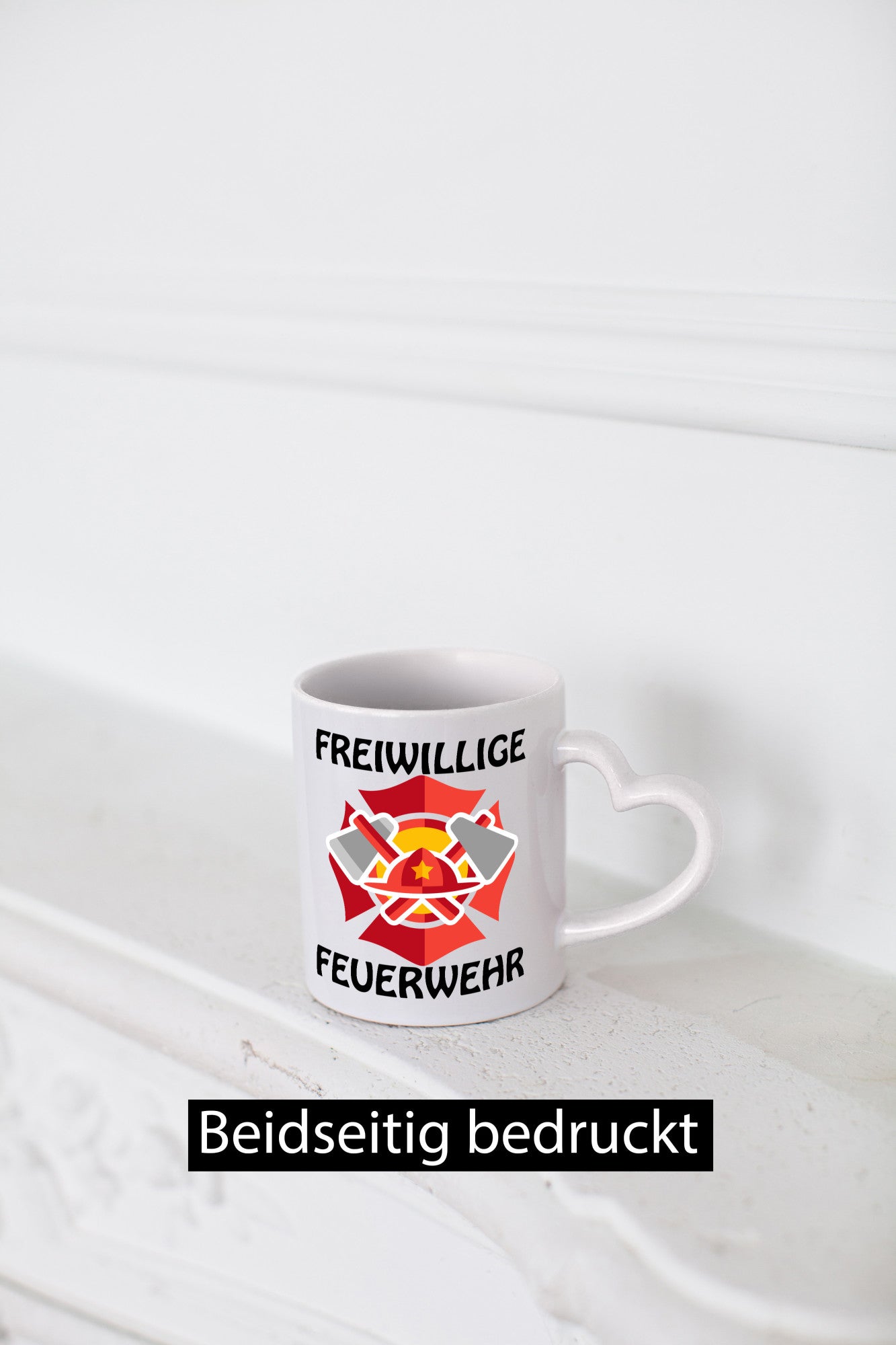 Freiwillige Feuerwehr | Flammen Brand Feuerwehrhelm Geschenkidee Humor Tasse