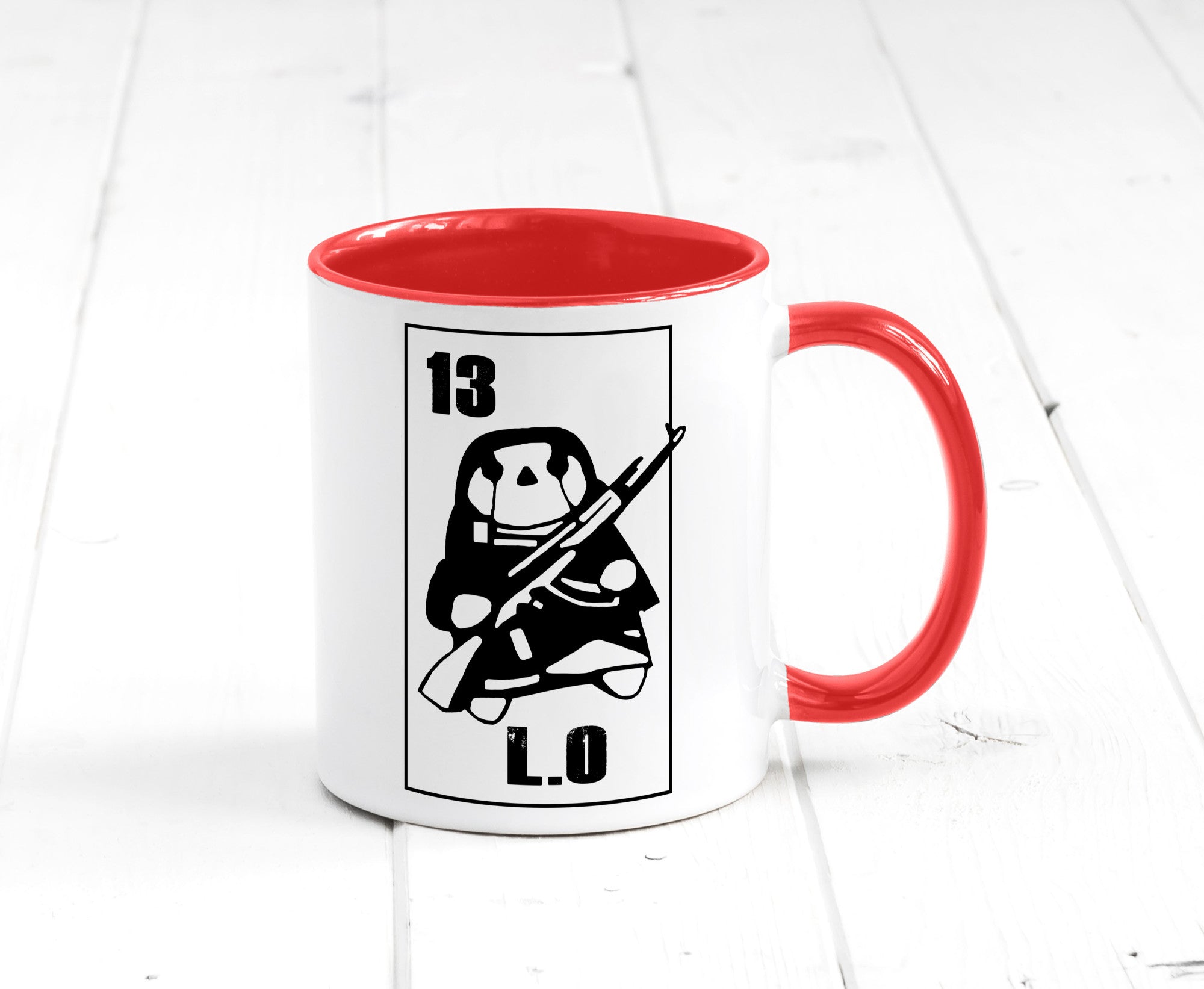 13 L.O lustiger Spruch Geschenk Humor Geschenkidee Tasse