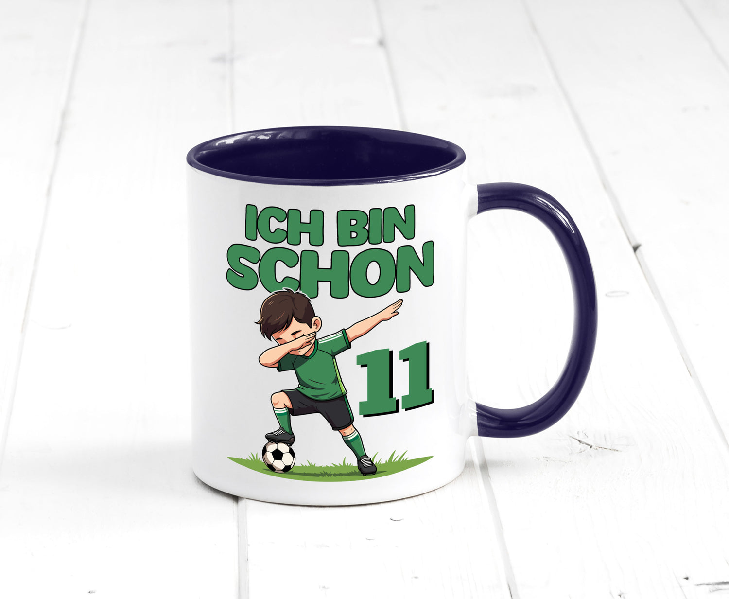 11. Geburtstag | 11 Jahre Fußballer Geschenkidee Humor Tasse
